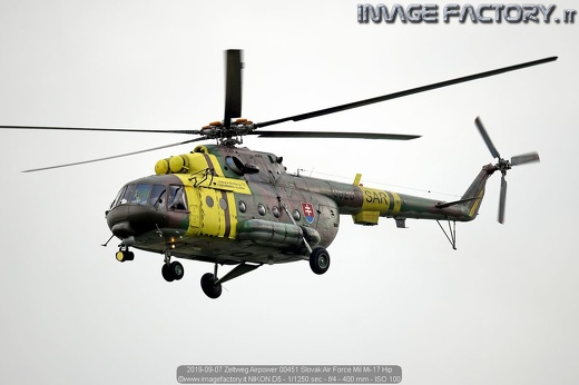 2019-09-07 Zeltweg Airpower 00451 Slovak Air Force Mil Mi-17 Hip